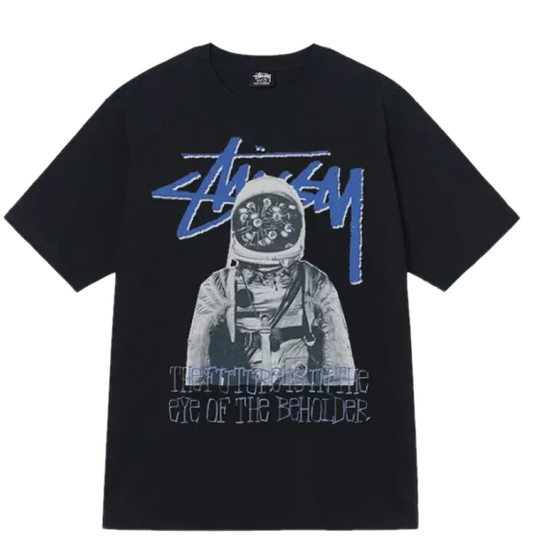 Stussy Eye of the Beholder Astronaut Tee Black